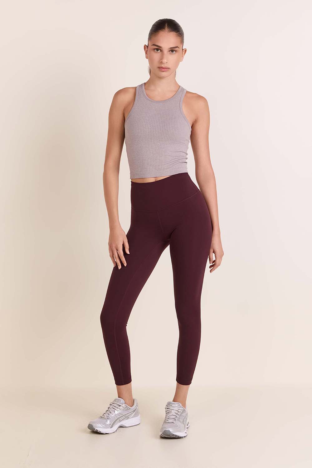 Ebb to Street Cropped Racerback Tank Top